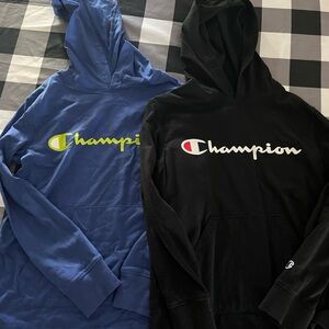 Champion Black Athletic Hoodie